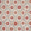 Schumacher Amal Tent Red & Blue Wallpaper