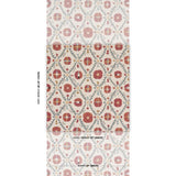 Schumacher Amal Tent Red & Blue Wallpaper