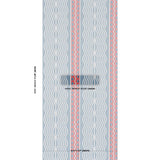 Schumacher Crème Anglaise French Red & Blue Wallpaper