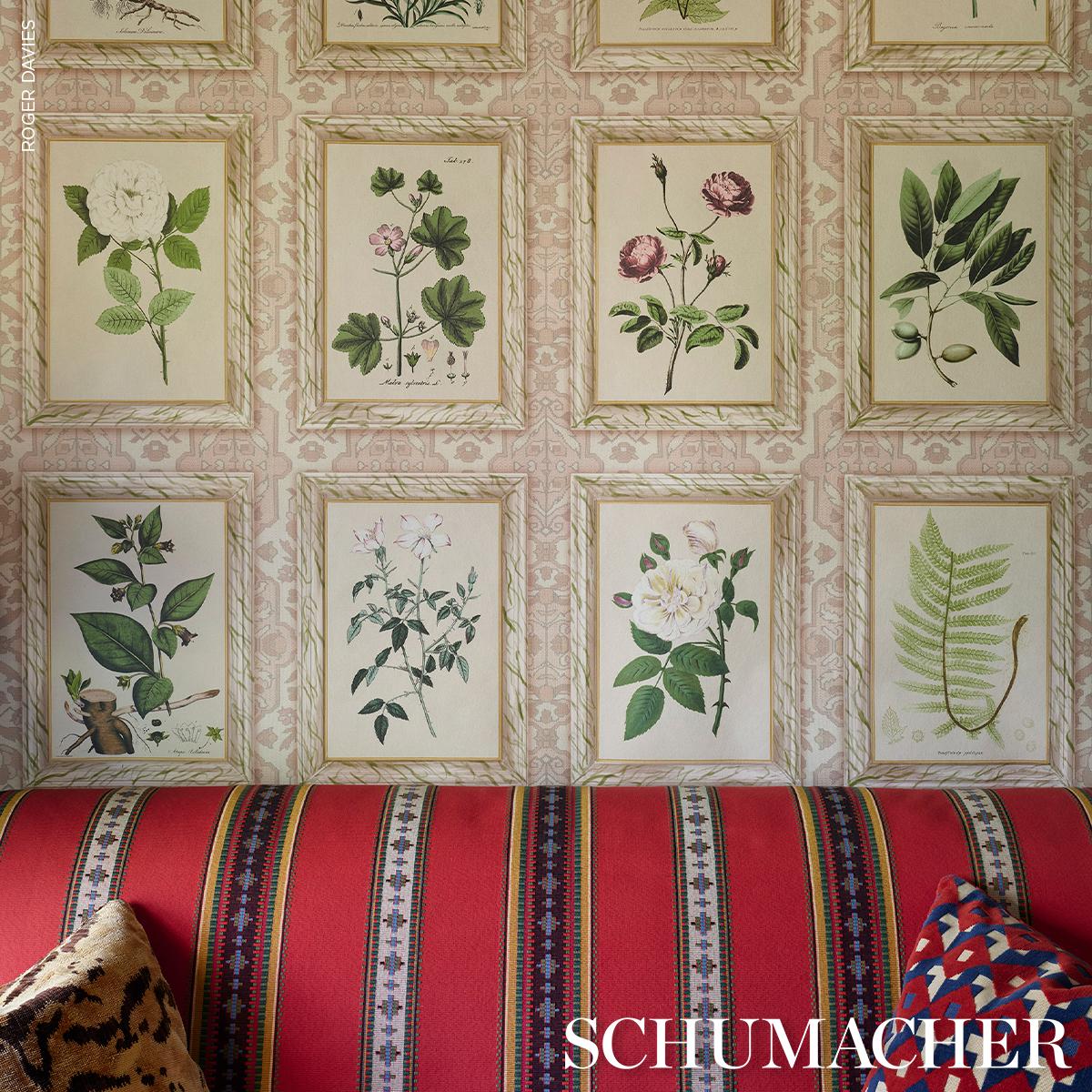 Schumacher Garden'S Trust Blushed Oyster Wallpaper