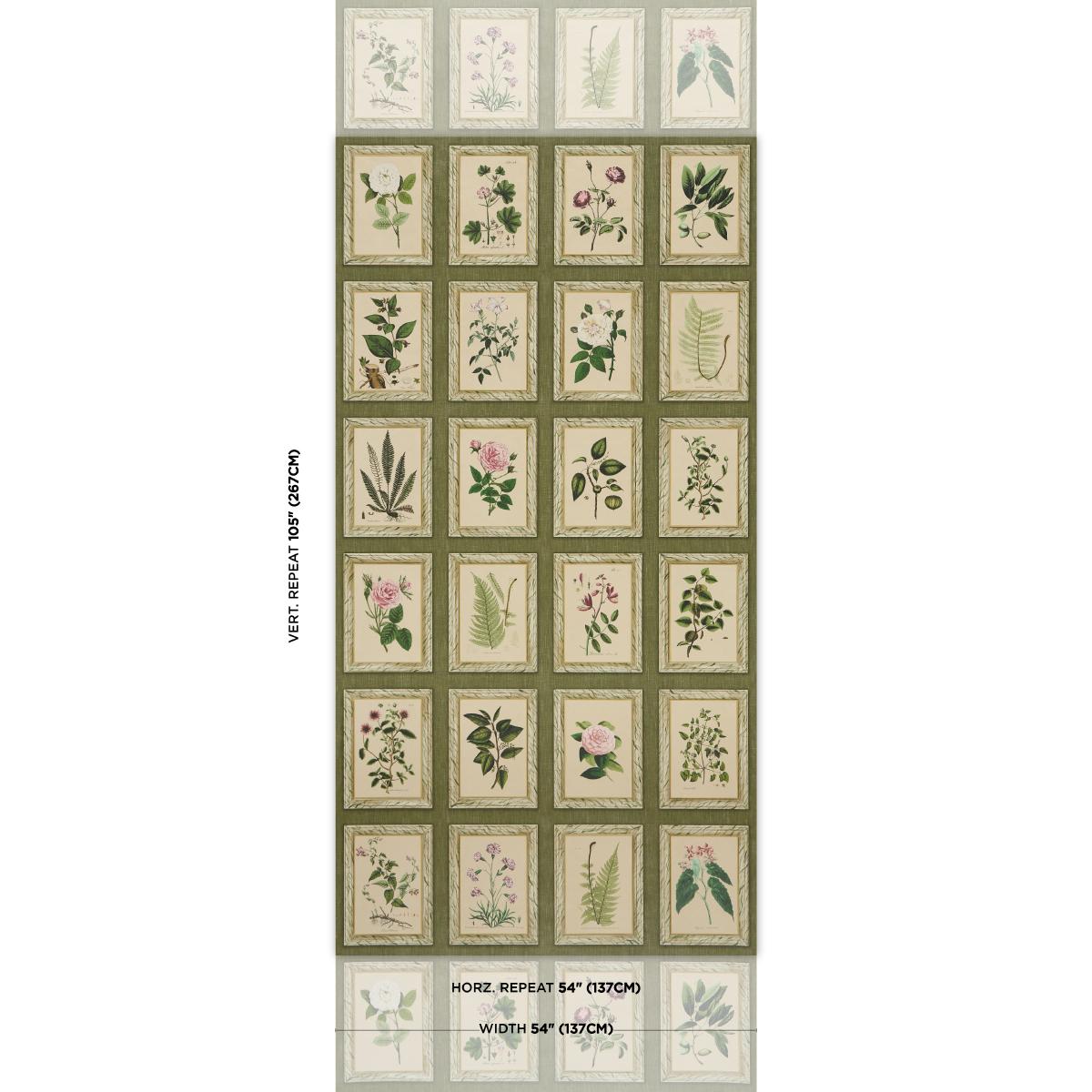 Schumacher Garden'S Trust English Green Wallpaper