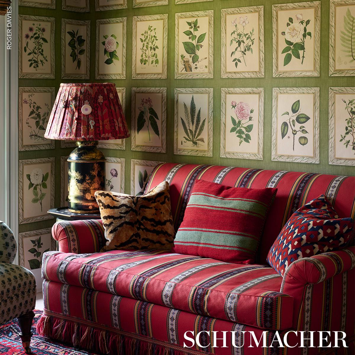Schumacher Garden'S Trust English Green Wallpaper