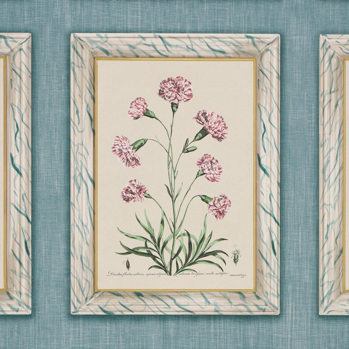 Schumacher Garden'S Trust Porcelain Blue Wallpaper