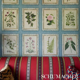 Schumacher Garden'S Trust Porcelain Blue Wallpaper