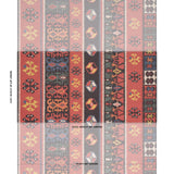 Schumacher Sahane Pomegranate Red Wallpaper