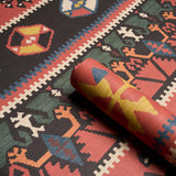 Schumacher Sahane Pomegranate Red Wallpaper