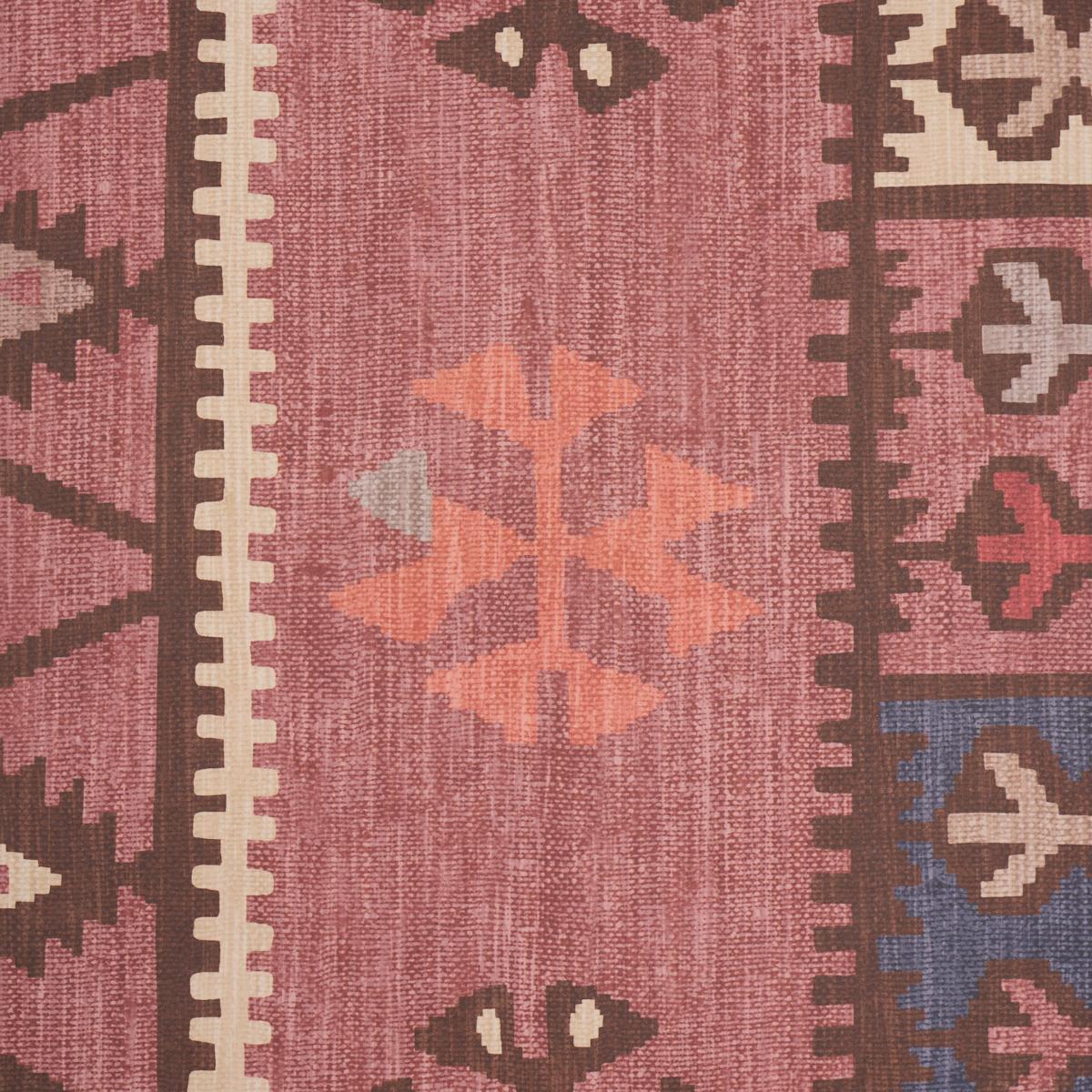Schumacher Sahane Faded Rust Wallpaper