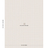 Schumacher Crawford Linen Check Neutral Fabric