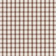 Schumacher Crawford Linen Check Brown Fabric