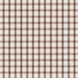 Schumacher Crawford Linen Check Brown Fabric