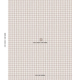 Schumacher Crawford Linen Check Brown Fabric