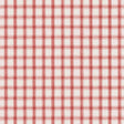 Schumacher Crawford Linen Check Red Fabric
