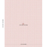 Schumacher Crawford Linen Check Red Fabric