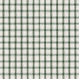 Schumacher Crawford Linen Check Forest Fabric