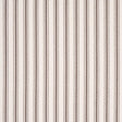 Schumacher Birdie Ticking Stripe Brown Fabric