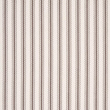 Schumacher Birdie Ticking Stripe Brown Fabric