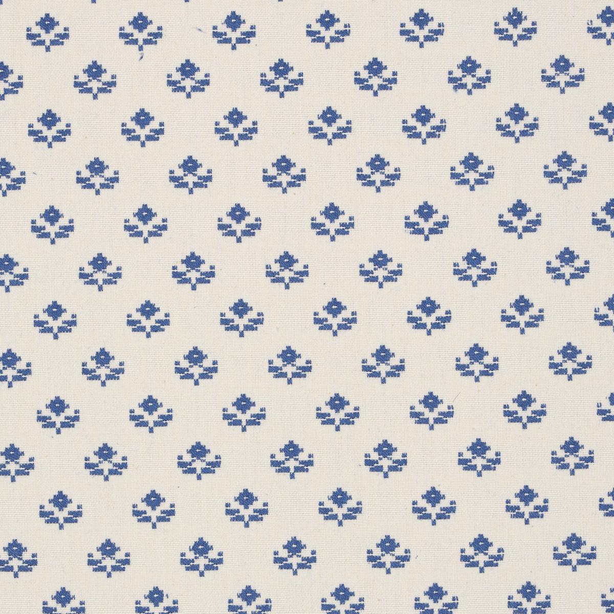Schumacher Robyn Indigo Fabric