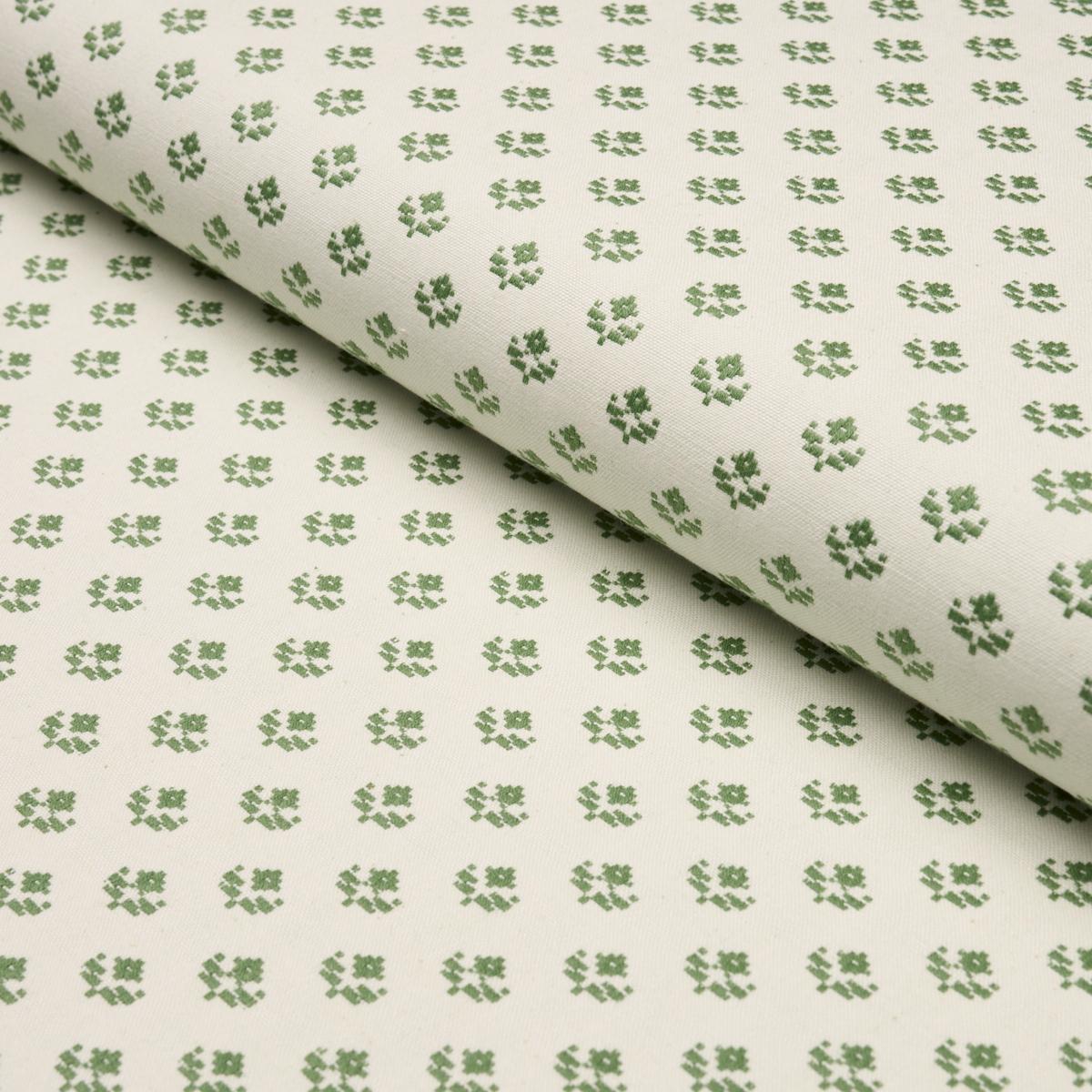 Schumacher Robyn Green Fabric