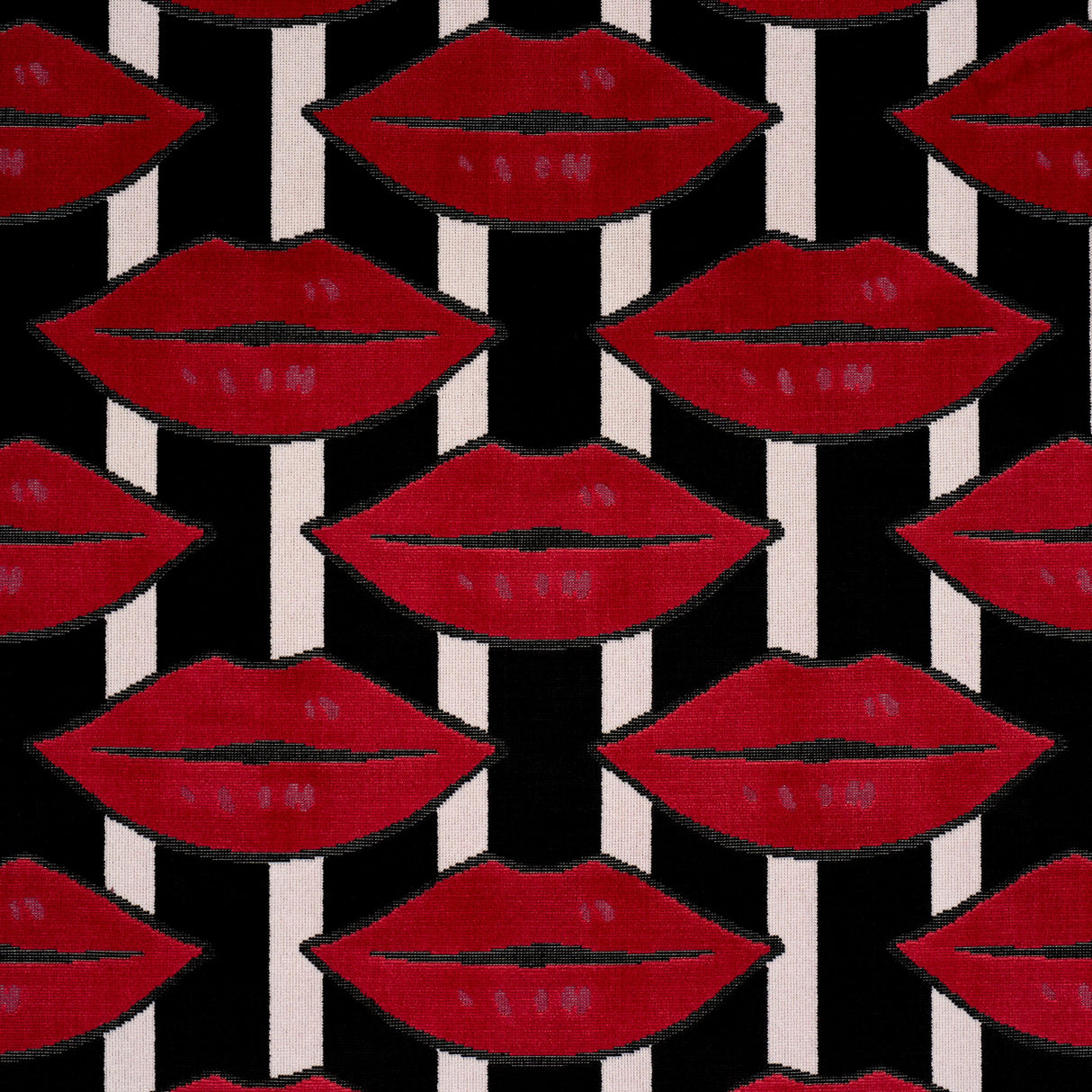 Schumacher Amuse Bouche Lipstick Red Fabric