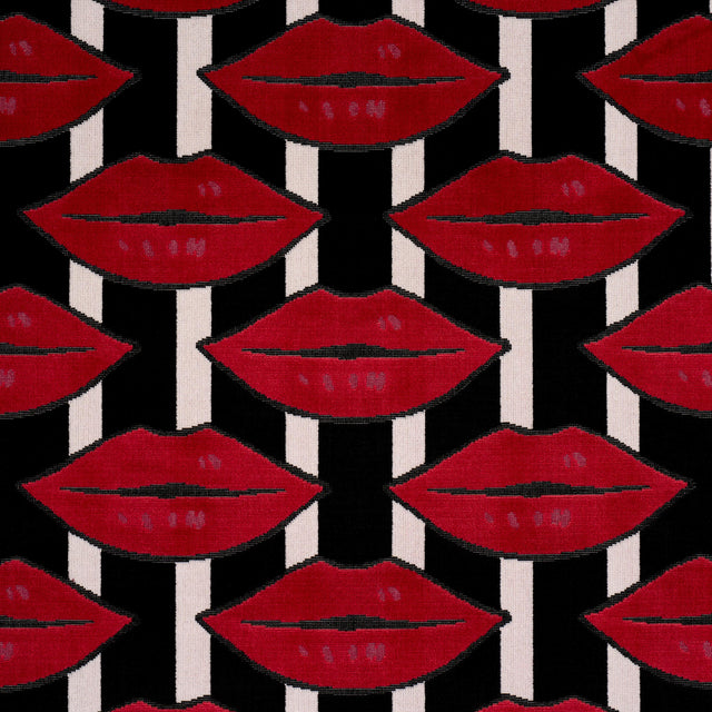 Schumacher Amuse Bouche Lipstick Red Fabric