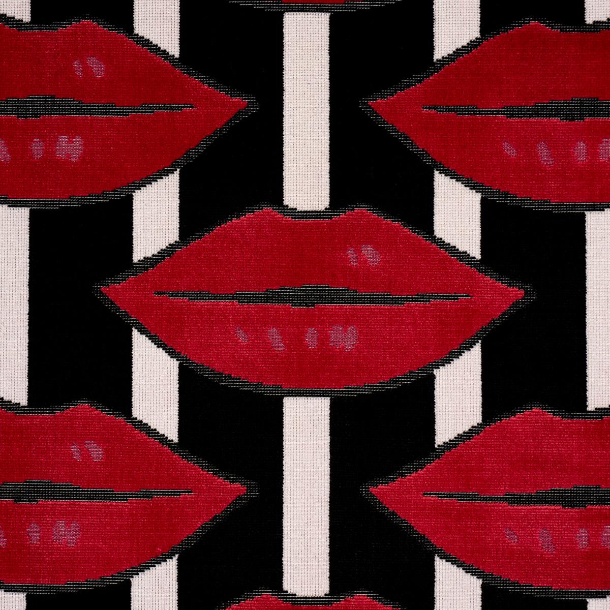 Schumacher Amuse Bouche Lipstick Red Fabric