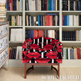 Schumacher Amuse Bouche Lipstick Red Fabric
