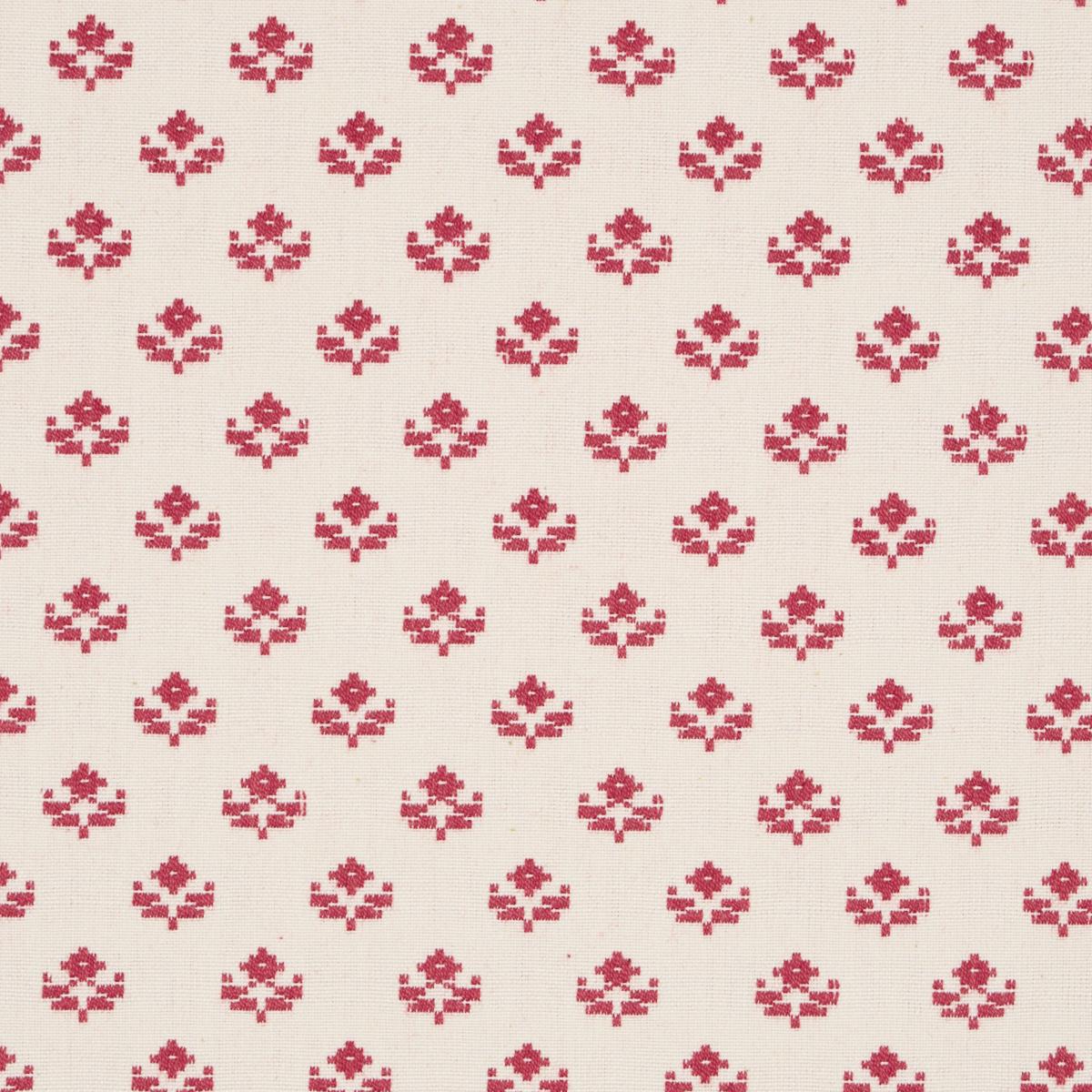 Schumacher Robyn Red Fabric