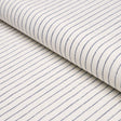 Schumacher Theo Stripe Indigo Fabric