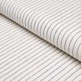 Schumacher Theo Stripe Indigo Fabric
