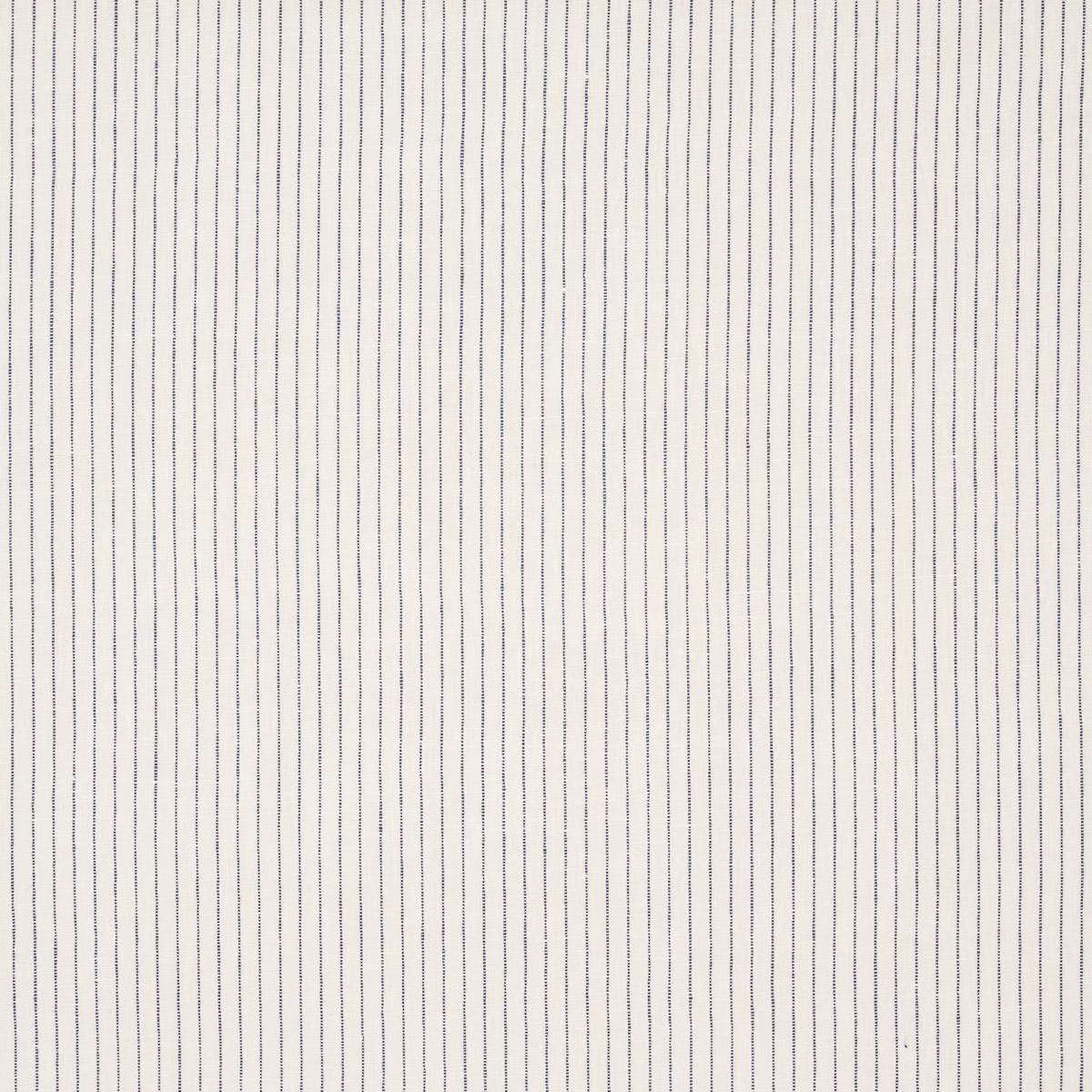 Schumacher Theo Stripe Indigo Fabric
