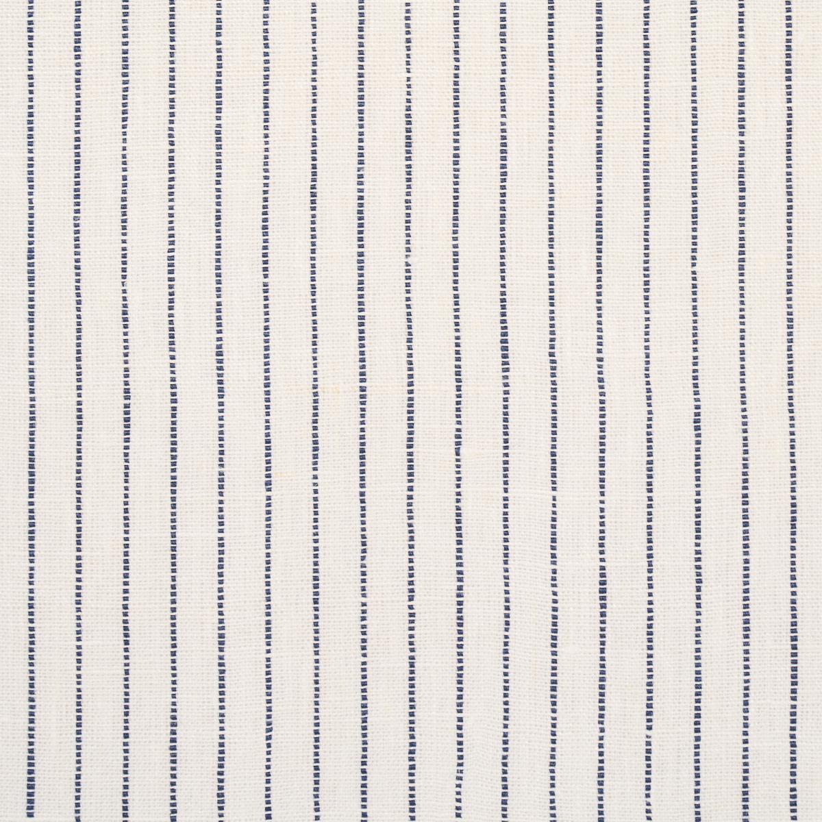 Schumacher Theo Stripe Indigo Fabric