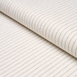 Schumacher Theo Stripe Neutral Fabric