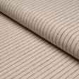 Schumacher Theo Stripe Brown Fabric