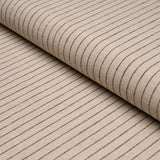 Schumacher Theo Stripe Brown Fabric