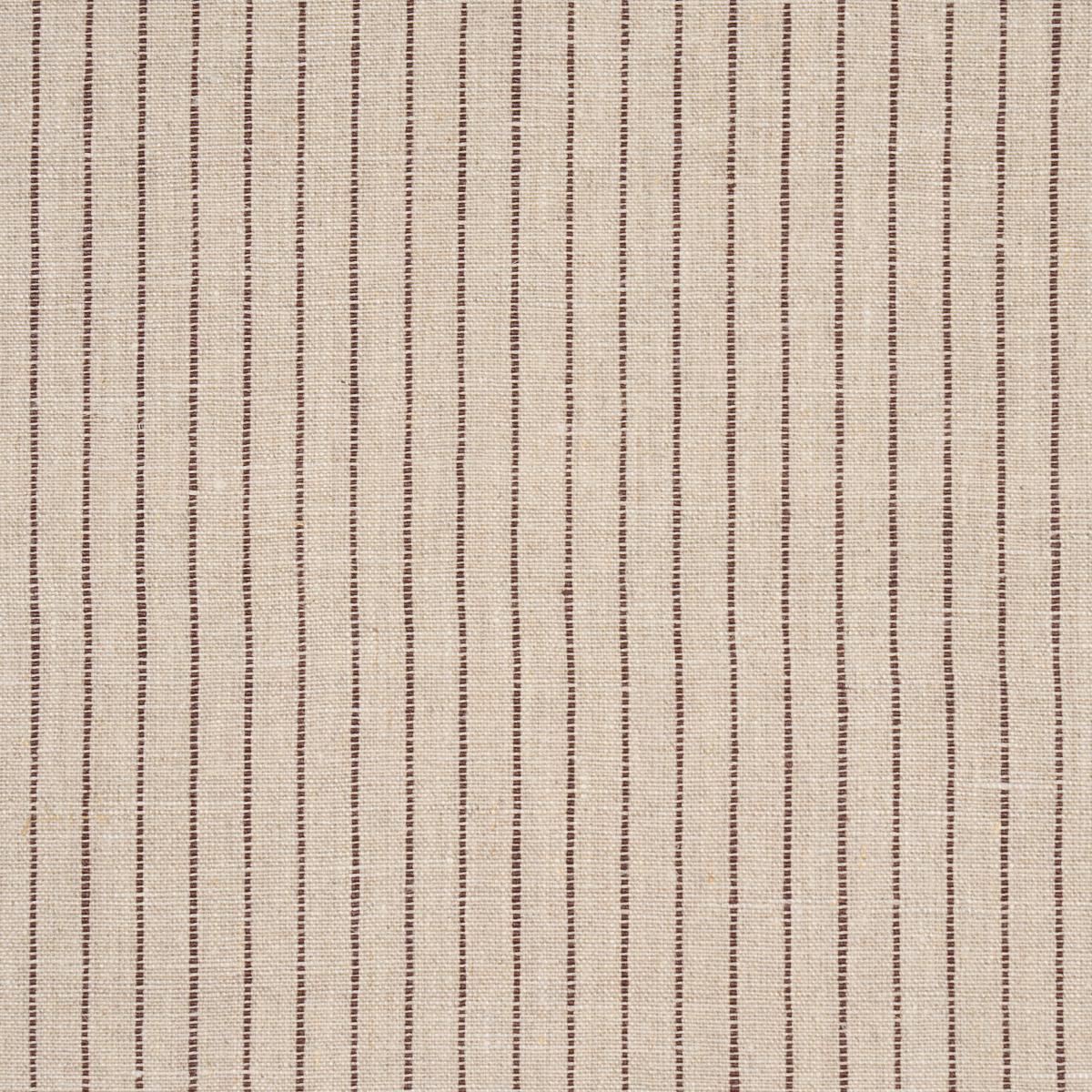 Schumacher Theo Stripe Brown Fabric