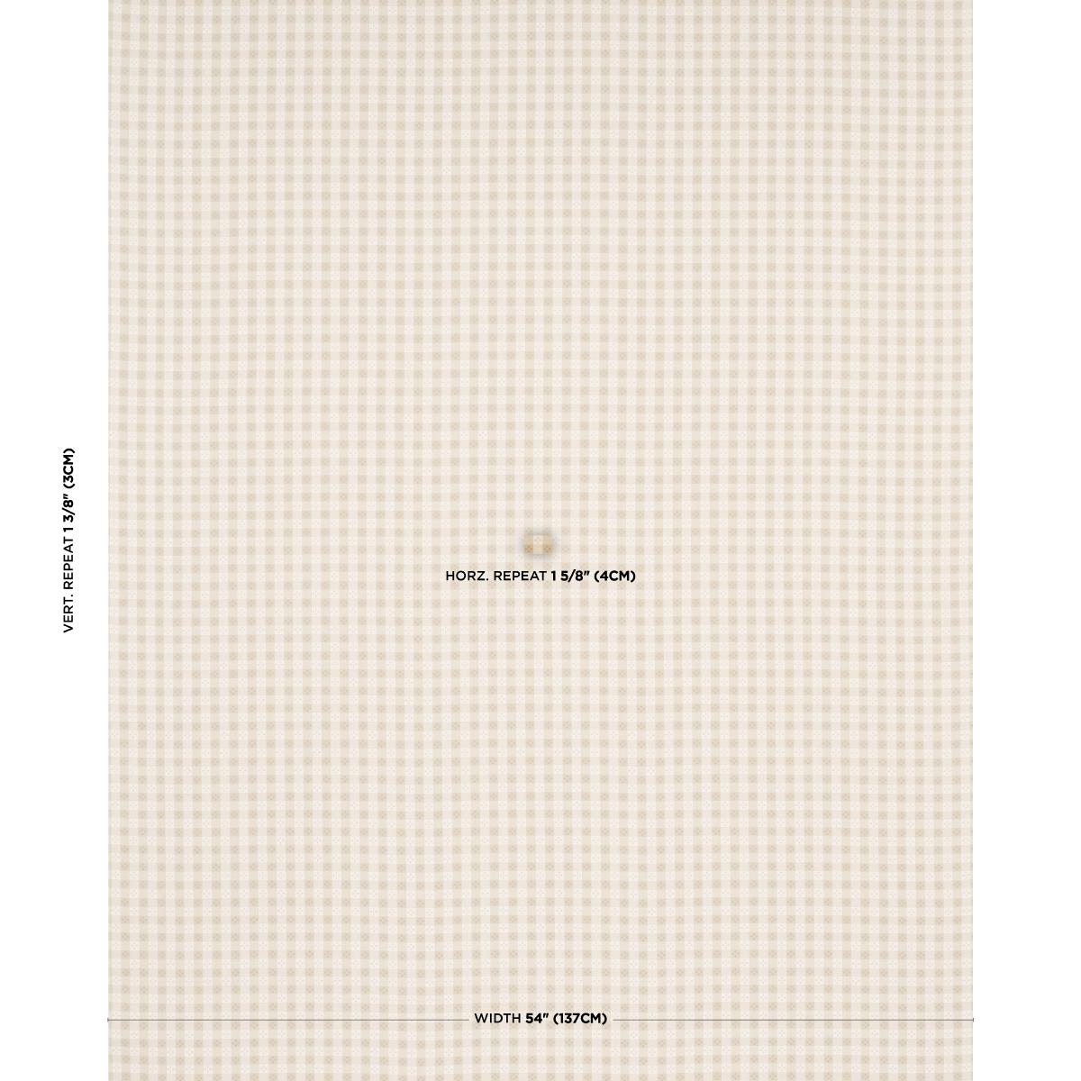 Schumacher Kit Plaid Neutral Fabric
