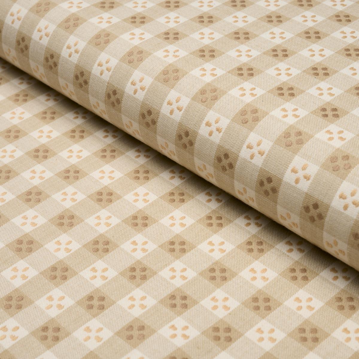 Schumacher Kit Plaid Neutral Fabric