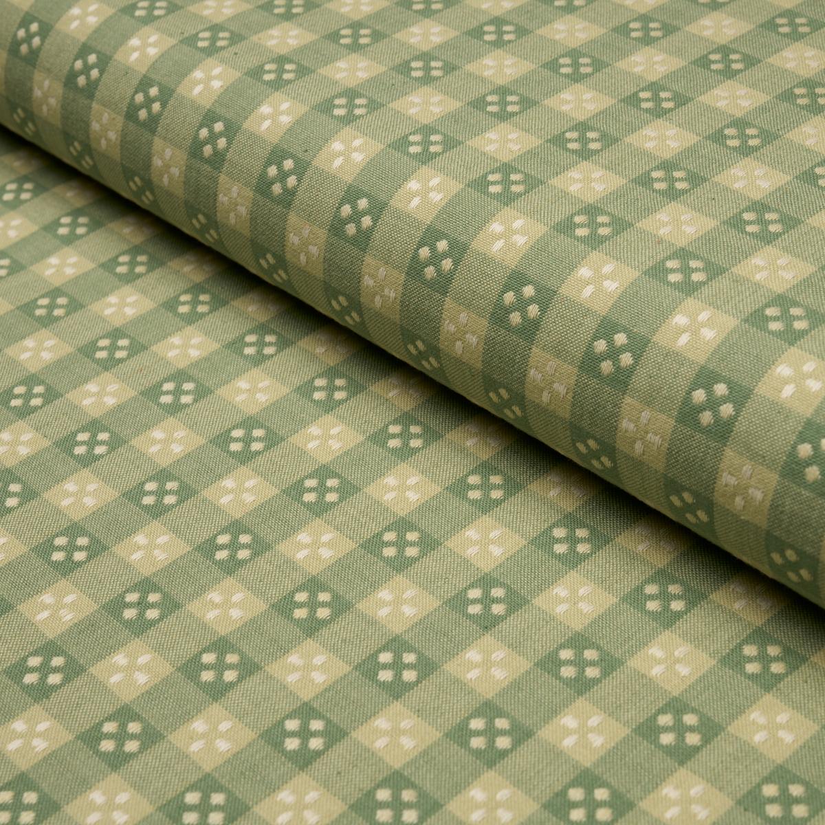 Schumacher Kit Plaid Green Fabric