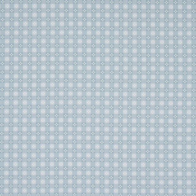 Schumacher Kit Plaid Sky Fabric