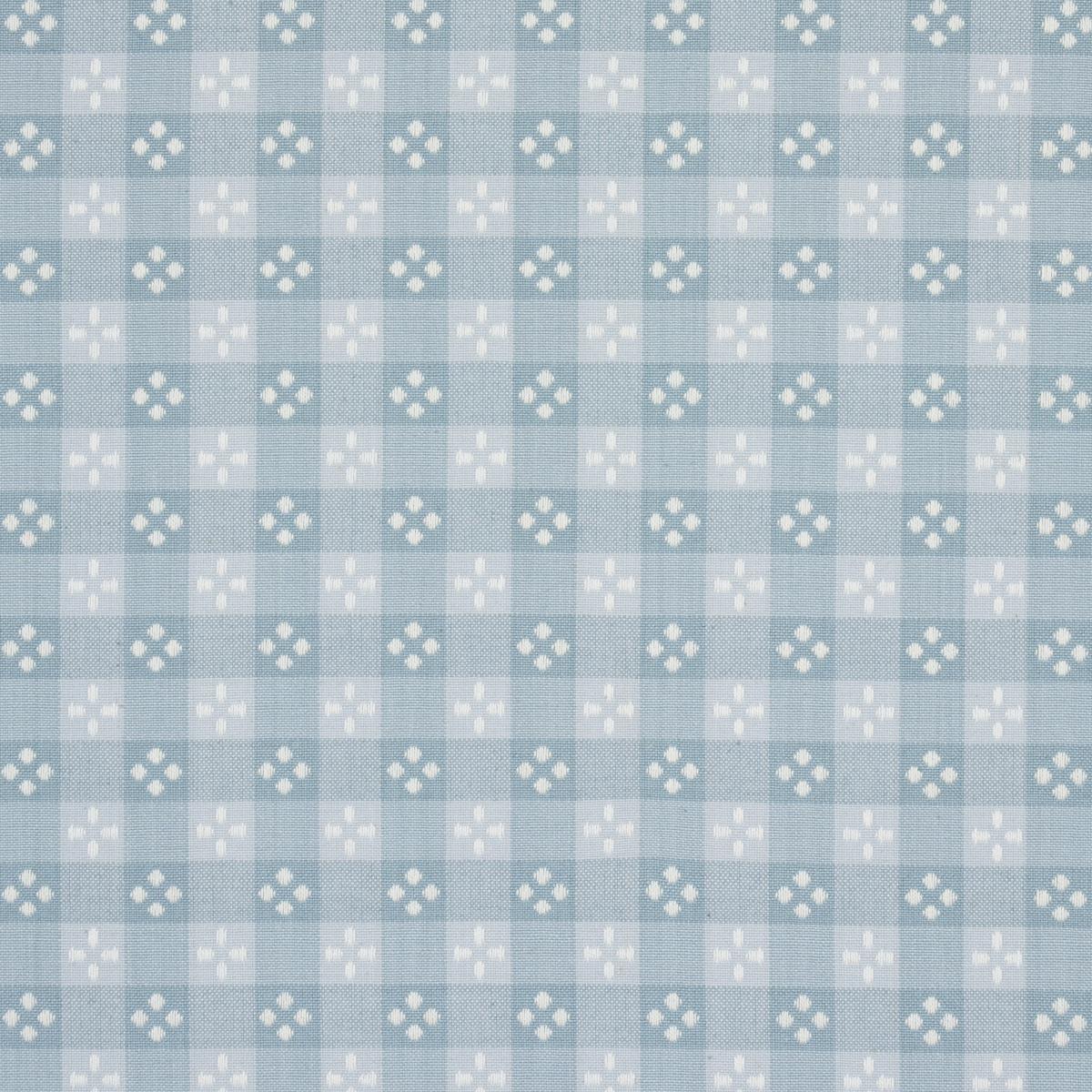 Schumacher Kit Plaid Sky Fabric