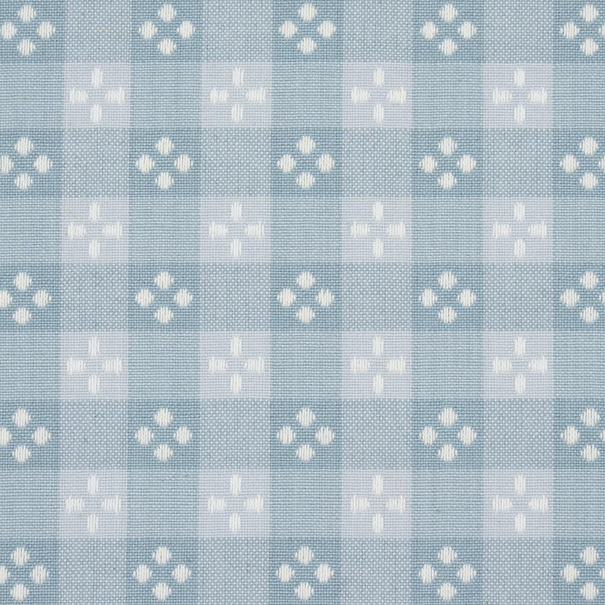 Schumacher Kit Plaid Sky Fabric
