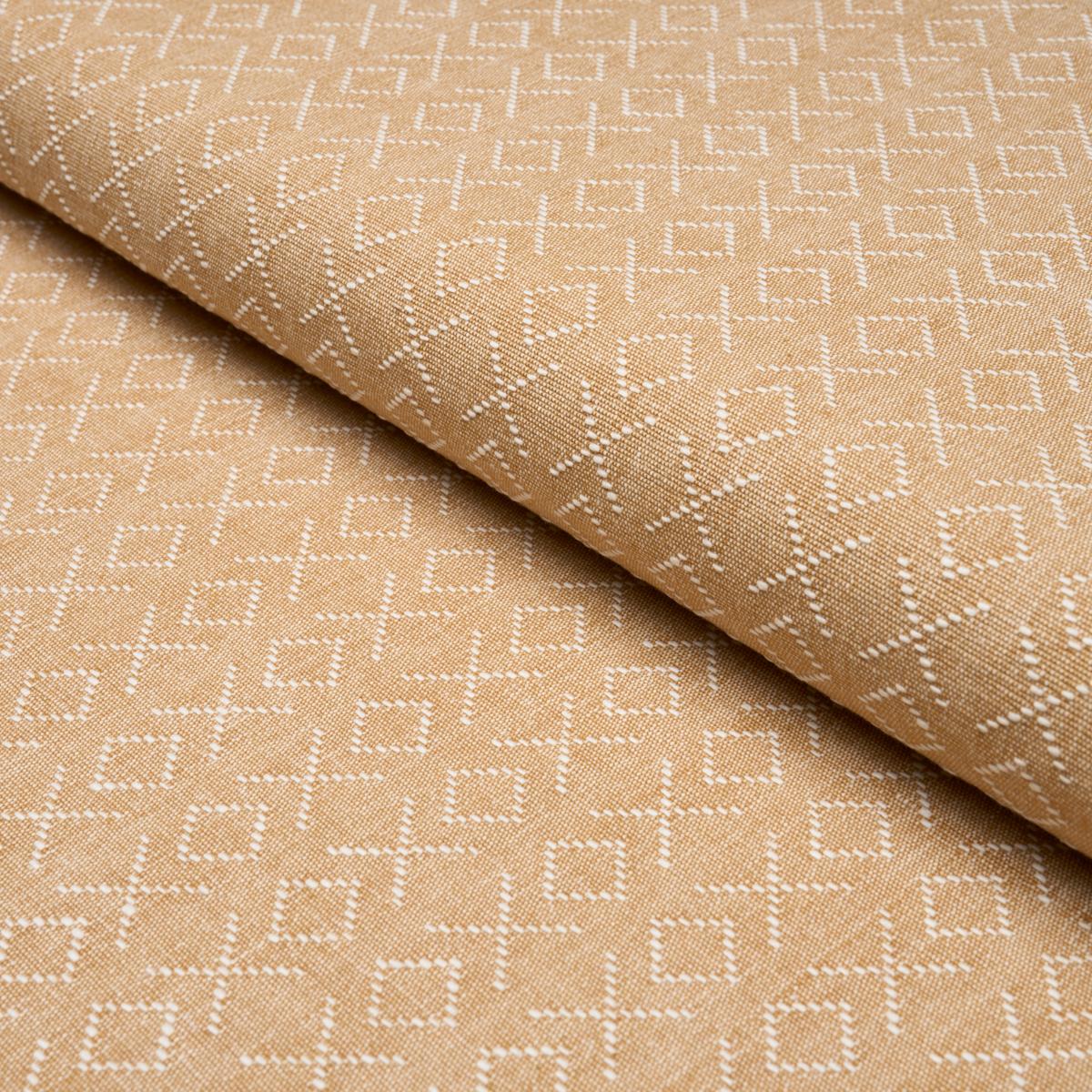 Schumacher Ross Weave Ochre Fabric