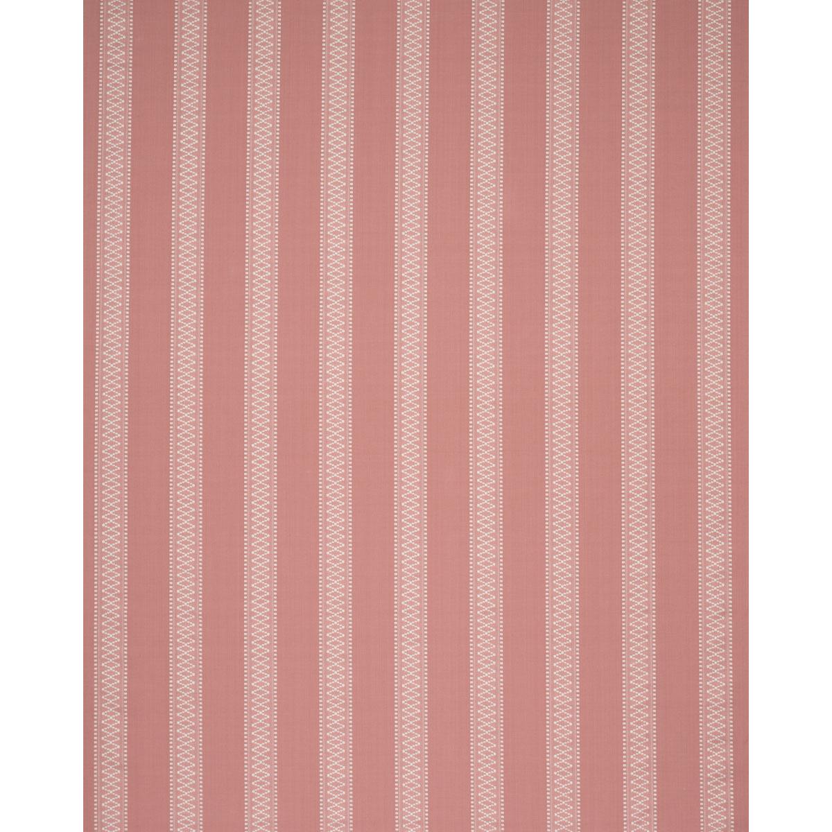 Schumacher Shannon Stripe Pink Fabric