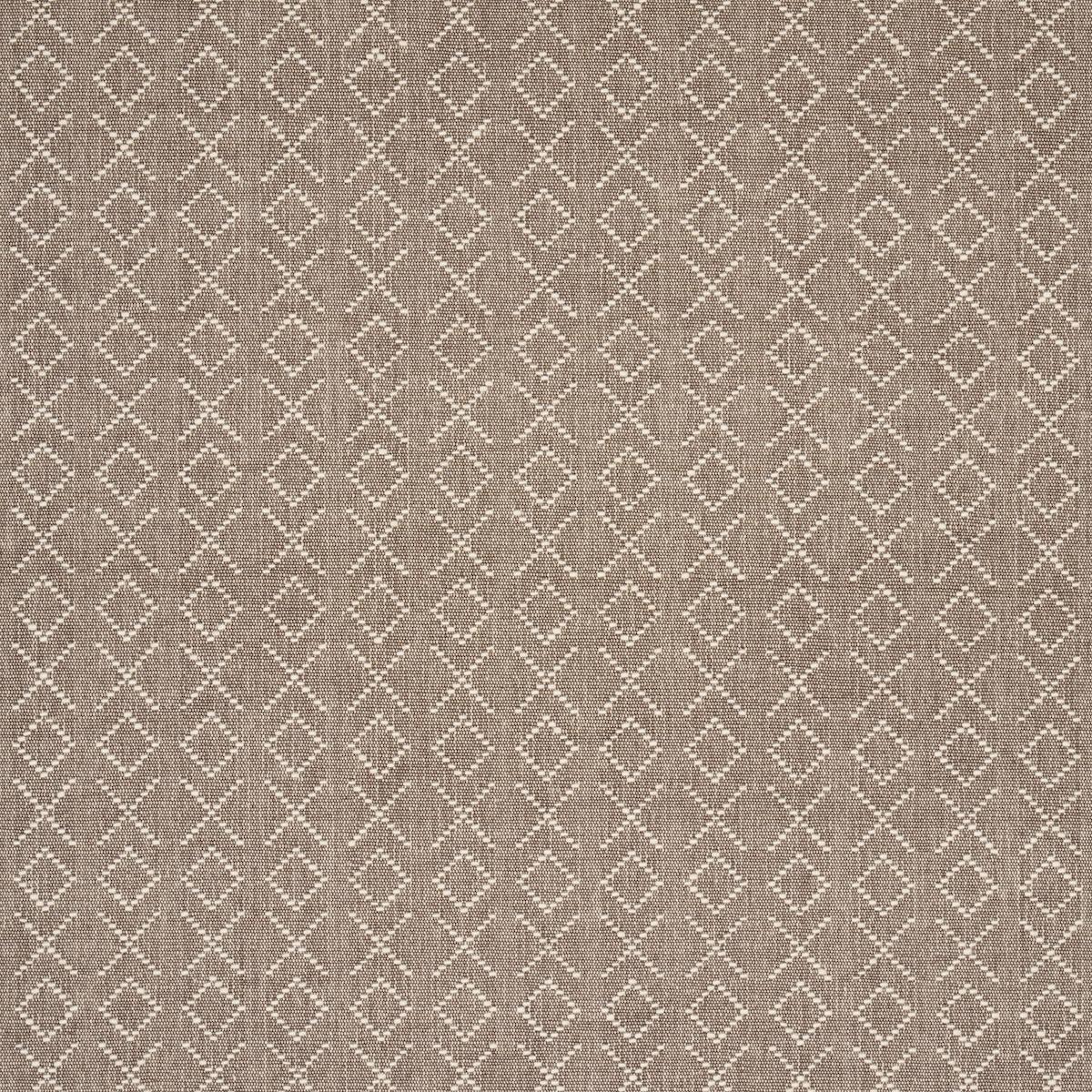 Schumacher Ross Weave Brown Fabric