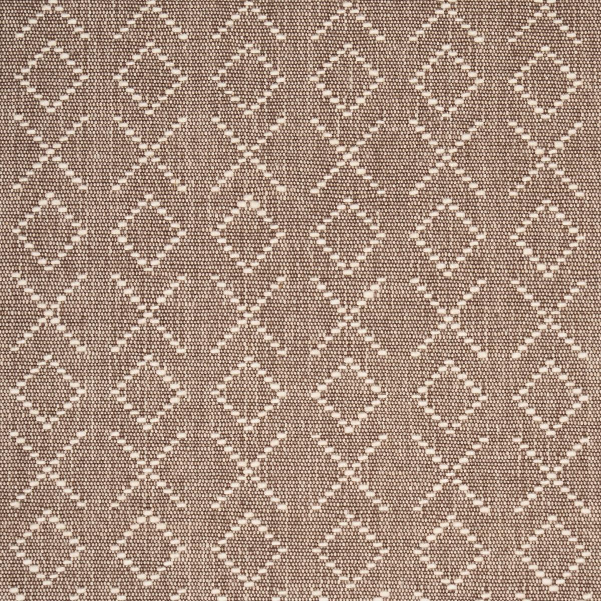 Schumacher Ross Weave Brown Fabric