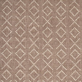 Schumacher Ross Weave Brown Fabric