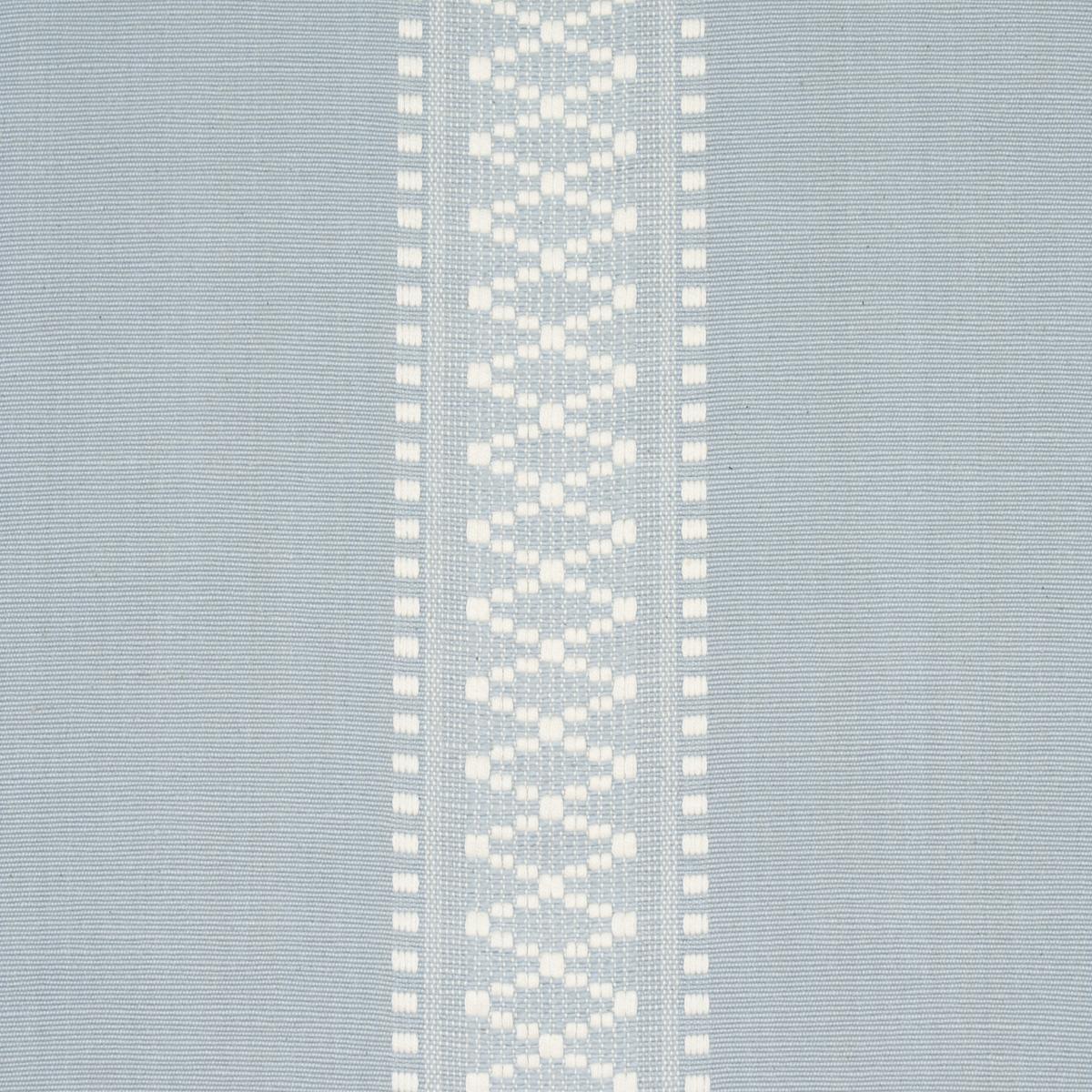 Schumacher Shannon Stripe Sky Fabric