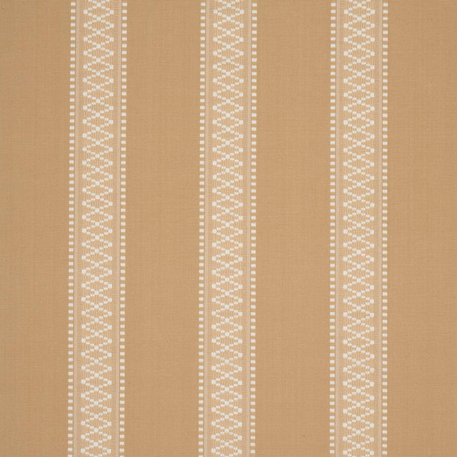 Schumacher Shannon Stripe Ochre Fabric