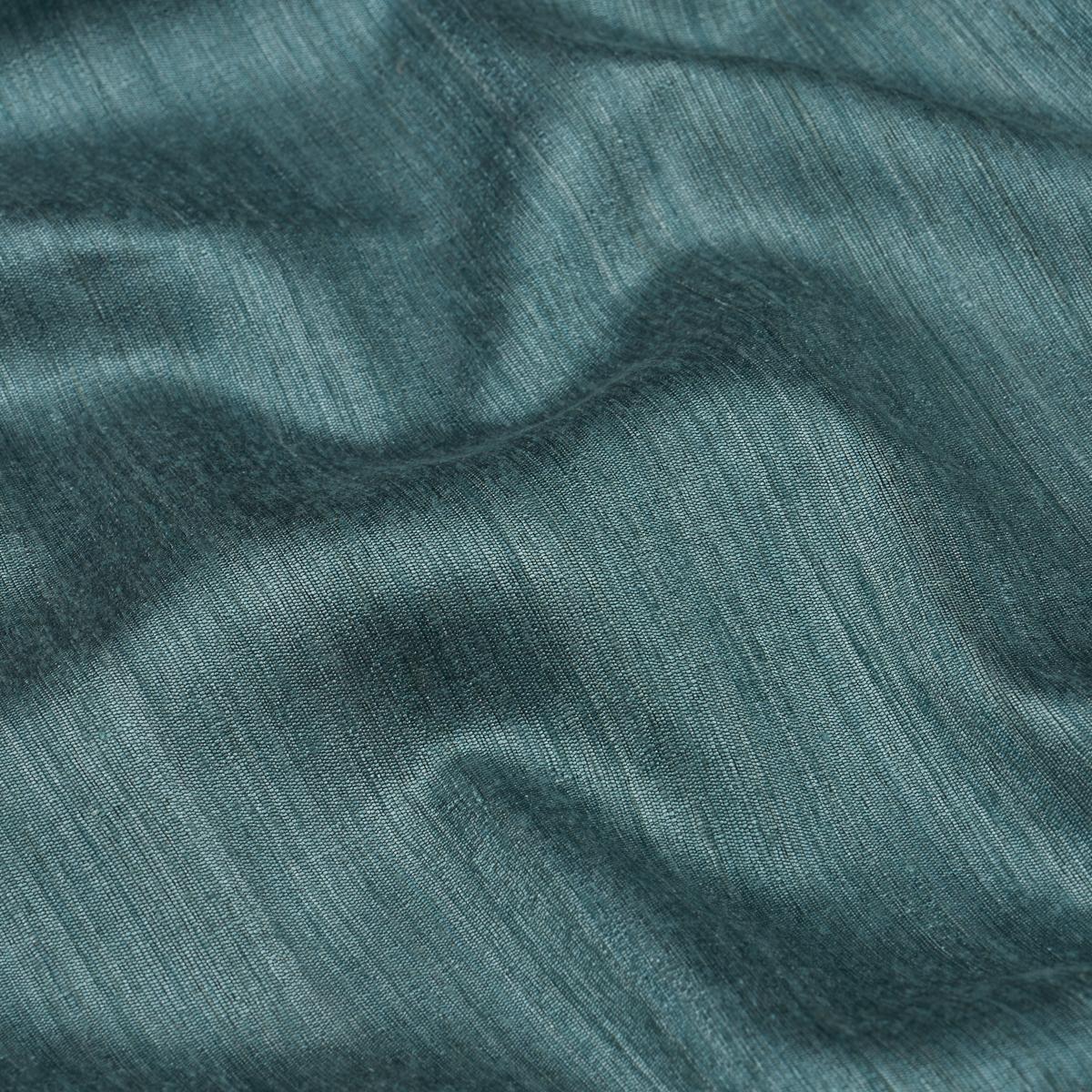 Schumacher Masara Handwoven Silk Petrol Fabric