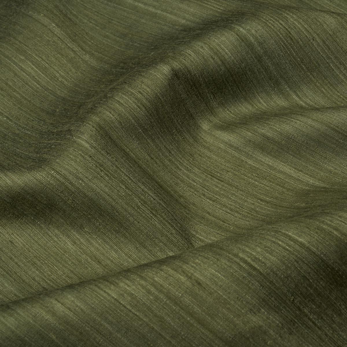 Schumacher Masara Handwoven Silk Herb Fabric